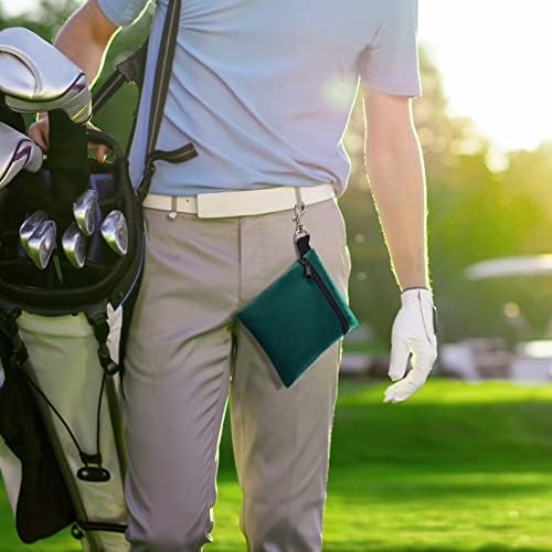 Golf Tee Pouch, 5.62 X 6.87 Inch Professional Zipper Golf Tee/Ball Pouch Bag - Image 6