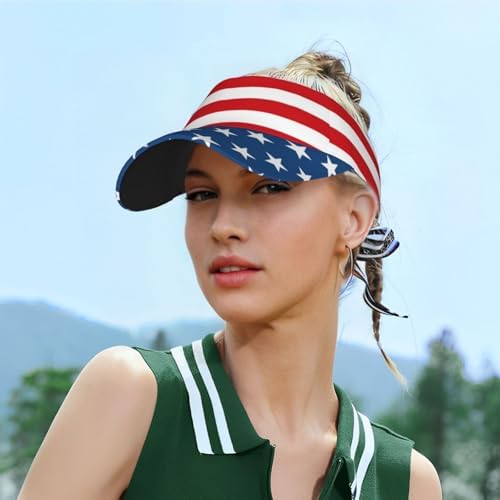 Sports Sun Visor Hats Adjustable Men Women Lightweight Packable Cooling Empty - Image 4