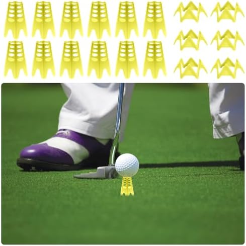 Golf Simulator Tees, Plastic Indoor Golf Mat Tees Practice Turf and Driving - Image 6