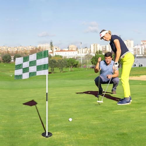 AZCOVER 3 Pack Checkered Golf Flag 8x6 Inch - Image 2