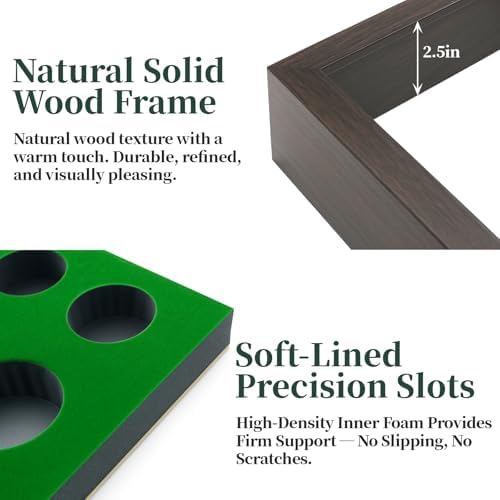 Golf Balls Display Case Frame for 20 Balls, 10.3" x 12.2" Golf Balls Shadow Box - Image 3