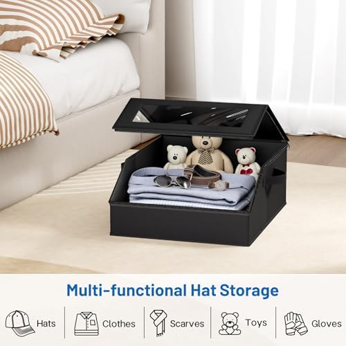 AOODA Sturdy Hat Storage for Baseball Caps, Holds up to 24 Caps Clear Hat - Image 7