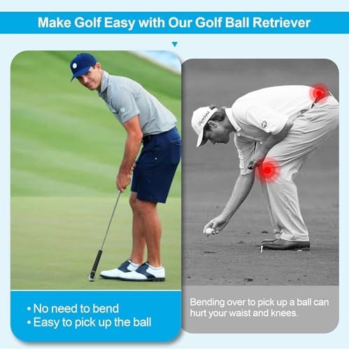 Golf Ball Picker Upper for Putter Golf Manual Ball Retriever Grabber - Image 5