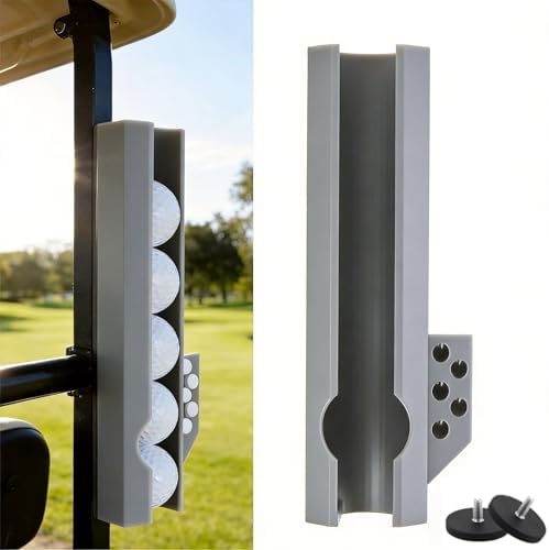 Golf Ball & Tee Holder for Golf Cart by Unknown