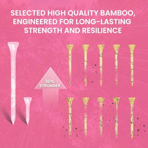 Amy Sport Golf Tees Wooden Stylish Painted 50 Pack - Image 5