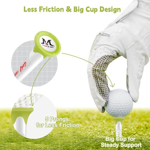 MAZEL Plastic Golf Tees 8 Pack｜Excellent Durability and Stability Plastic Tees - Image 2