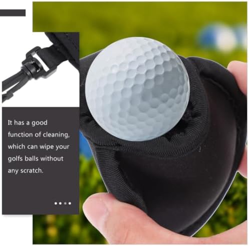 2pcs Golf Ball Cleaning Pouch Neoprene Wiping Bag - Image 6