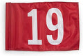 Vispronet Numbered Golf Flags for Putting Green – 20in x 14in Red & White Flag by Vispronet