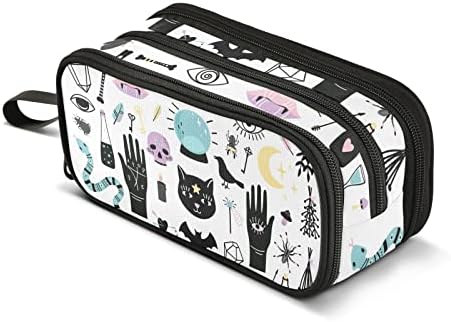 ZAZYXTJ Goth Witch Pencil Case Large Capacity Pencil Pouch by ZAZYXTJ