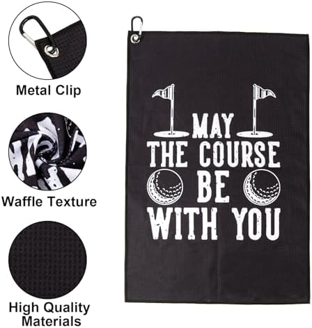 TUYUU Funny Printed Golf Towels Microfiber Gifts - Image 2