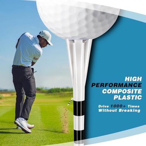 Professional Plastic or Wood or Rubber Golf Tees, Enhanced Durability & - Image 4