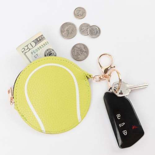 Sports Key Chain Coin Purse Bag Charm - Image 4