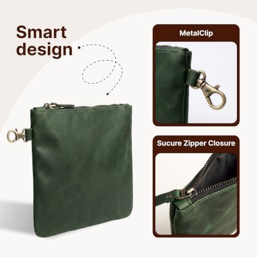 Genuine Leather Golf Ball Pouch - Image 3