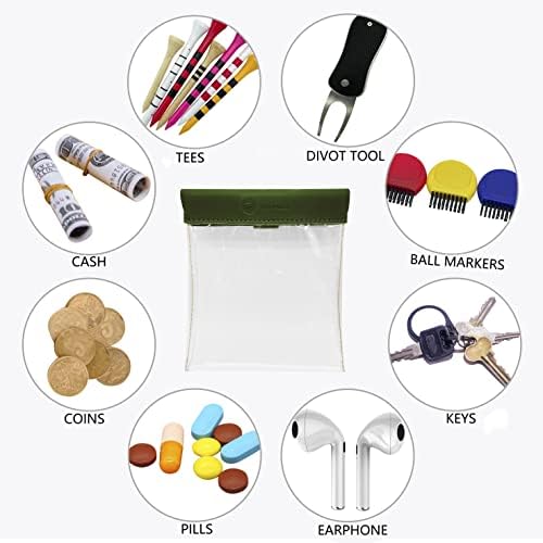 Golf Tees Pouch Bag with Clip - Image 5