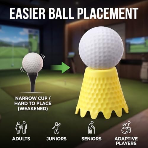Plastic Golf Simulator Tees, 1/4 to 2 Inch - Image 5