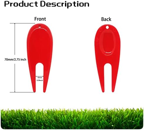 Adhere Golf Divot Repair Tools Plastic Golf Pitchforks 10/20pcs 5 Colours Mix - Image 2