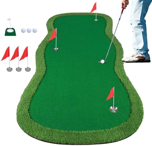 Golf Putting Green, Large Golf Putting Mat by Sagsewful