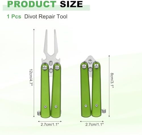 Golf Divot Repair Tool Alloy Foldable Divot Tool - Image 2