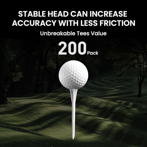 FINGER TEN Golf Tees Plastic Unbreakable - Image 2