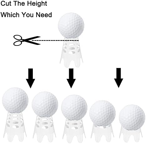 Plastic Golf Simulator Tees for Indoor Outdoor Practice Training, Golf Mat Tees - Image 4