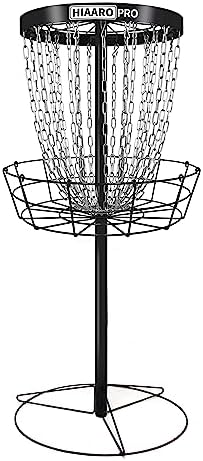 PDGA Approved HIAARO PRO Disc Golf Basket, Portable Disc Golf Target by HIAARO