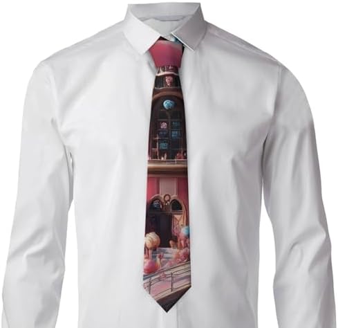 New York Landmark Polyester Men's Necktie, - Image 2