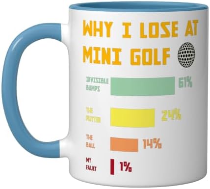 Mini Golf Champion Humor Family Golfers Ceramic Mug by Unknown