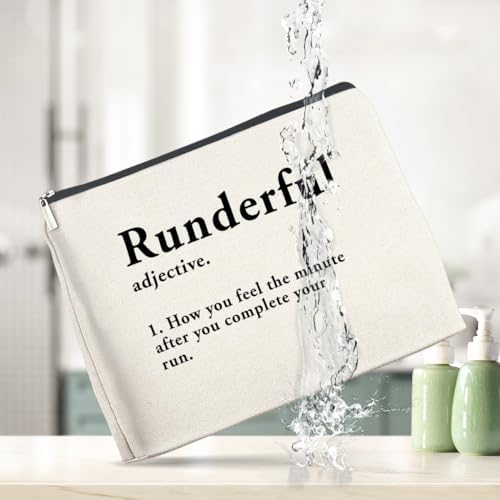 YeleY Runner Gift Makeup Bag for Women, Funny Running Quote Cosmetic Pouch - Image 7