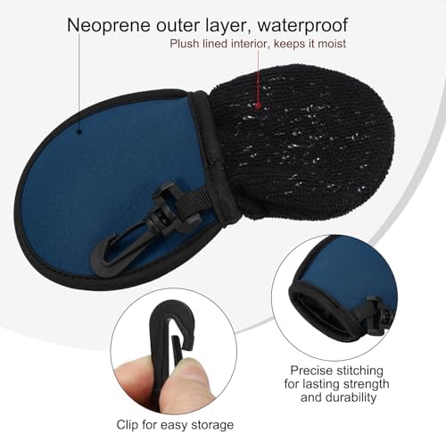 PATIKIL Golf Ball Washer Pouch, Portable Golf Balls Cleaner Pocket Bag - Image 3
