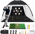 Golf Net, 10x7 Ft Practice Hitting Golf Net by DABIGE