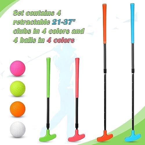 Hiboom 4 Pack Adjustable Golf Putters - Image 2
