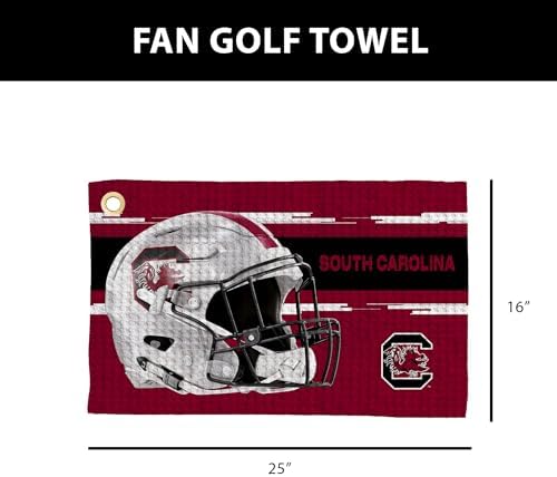 Northwest NCAA Golf Towel, Official Licensed Microfiber Waffle Fabric, - Image 5