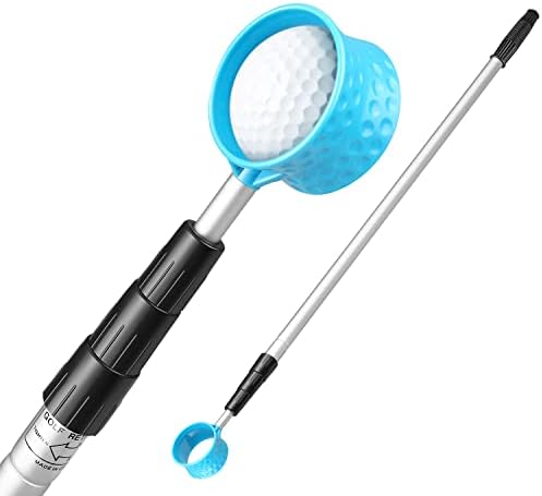 HOW TRUE Golf Ball Retriever, 12ft 15ft 18ft Aluminum Alloy Golf Ball Retriever by HOWTRUE%C2%AE