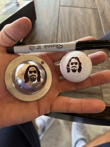 Tin Cup Golf Ball Marker Stencil - Image 4