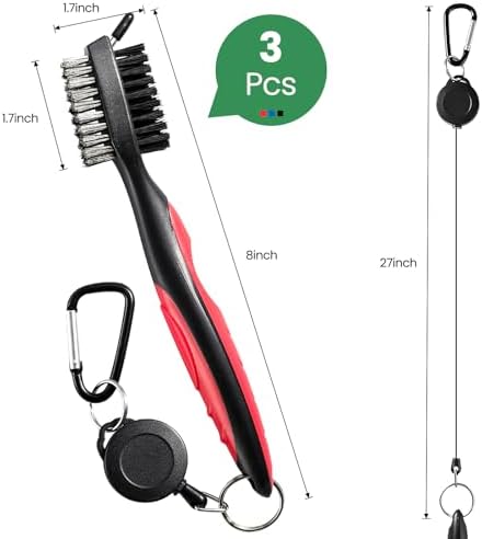 POIKSHARK Golf Club Brush and Club Groove Cleaner - Image 2