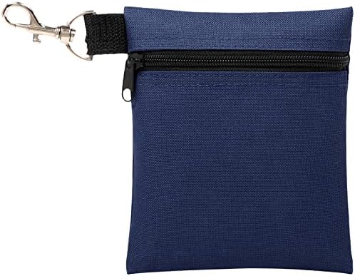 Golf Tee Pouch, 5.62 X 6.87 Inch Professional Zipper Golf Tee/Ball Pouch Bag by BuyAgain