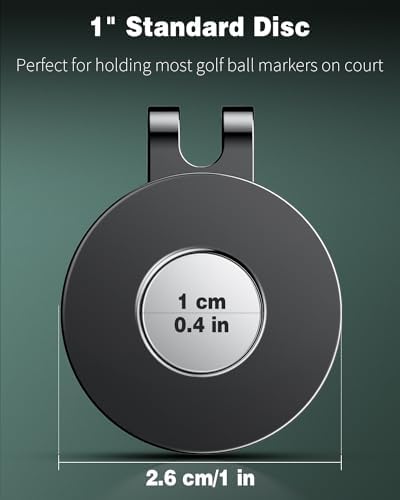 GreenHaven Magnetic Golf Hat Clip Marker Set - Image 6