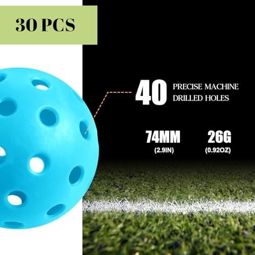 Tradder 30 Pcs Plastic Practice Baseballs - Image 3