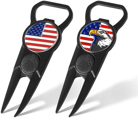 FINGER TEN 7-in-1 Golf Divot Repair Tool by FINGERTENSport