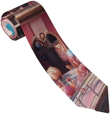New York Landmark Polyester Men's Necktie, - Image 5