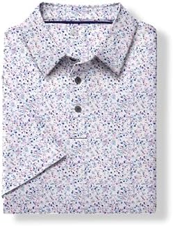 ZITY Men's Golf Shirts Short Sleeve Print Patterns Casual Collared Polo - Image 6