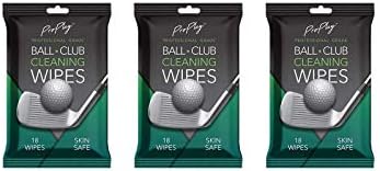 ProPlay Ball & Club Cleaning Wipes | Powerful Cleaner Removes Dirt, and Sand | by ProPlaySportingGoods