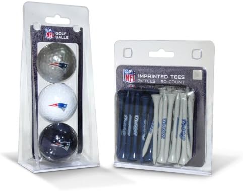 Team Golf NFL Pittsburgh Steelers 3 Golf Balls and 50 Golf Tees Logo Imprinted by TeamGolf