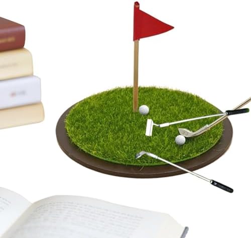 Tabletop Golf Game, Portable Putting Green Toy, Mini Golf Set by Unknown