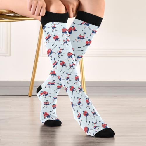 White Baseballs Stitching Compression Sock - Image 3