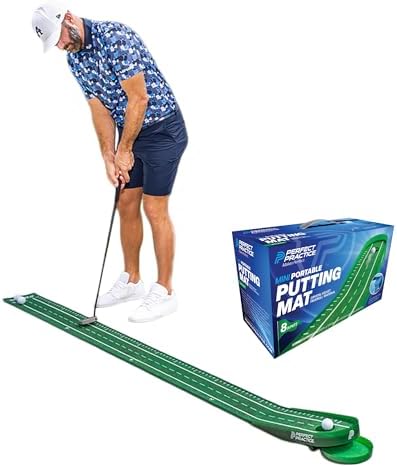 Perfect Practice Compact & Portable 8' Putting Mat by PerfectPractice