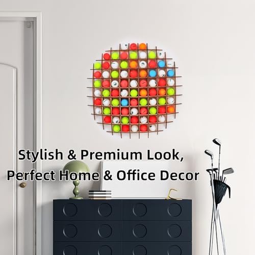Golf Ball Display Case Wall Mount Rack Golf Ball Collection Holder - Image 6