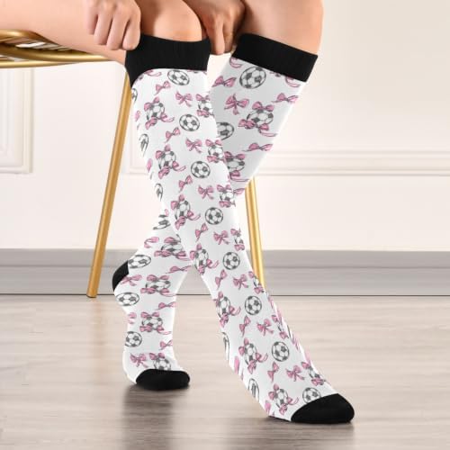 White Baseballs Stitching Compression Sock - Image 3