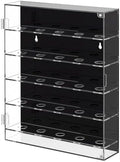 SiliFine Acrylic Golf Ball Display Case, 5-Tier Wall Mounted Holder by SiliFine