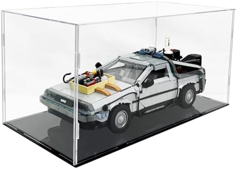 Acrylic Display Case for LEGO 10300 Back to the Future Time Machine, 15.7" x by ZQYALPSID